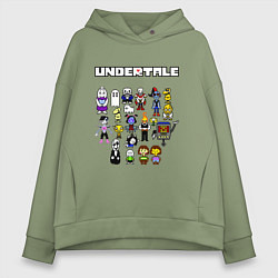 Женское худи оверсайз UNDERTALE