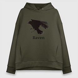 Женское худи оверсайз Raven