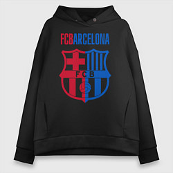 Женское худи оверсайз Barcelona FC