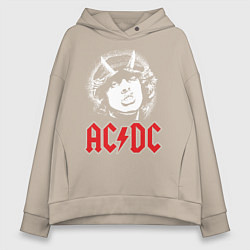 Женское худи оверсайз ACDC