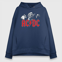 Женское худи оверсайз ACDC