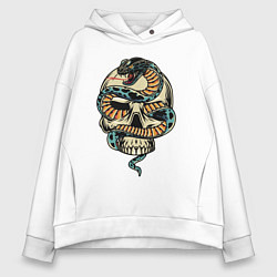 Женское худи оверсайз Snake&Skull