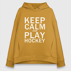 Женское худи оверсайз K C a Play Hockey