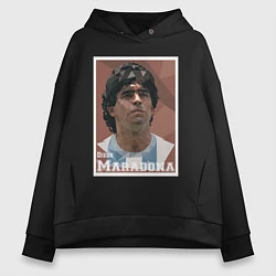 Женское худи оверсайз DIEGO MARADONA