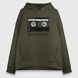 Женское худи оверсайз OLD SCHOOL