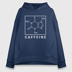 Женское худи оверсайз Структура Кофеина
