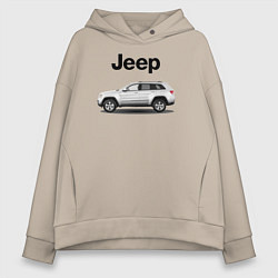 Женское худи оверсайз Jeep