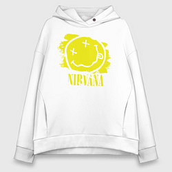 Женское худи оверсайз Nirvana Smile