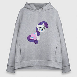 Женское худи оверсайз Rarity and Saddlebags