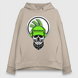 Женское худи оверсайз Шкодавод спина Z