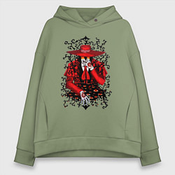 Женское худи оверсайз Hellsing Хеллсинг