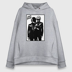 Женское худи оверсайз Daft Punk