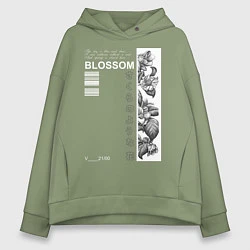 Женское худи оверсайз BLOSSOM