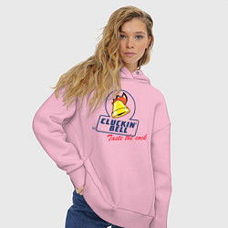 Толстовка оверсайз женская CLUCKIN BELL GTA, цвет: светло-розовый — фото 2