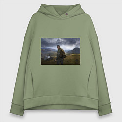 Женское худи оверсайз DAYZ POSTER ДЕЙЗИ ПОСТЕР Z