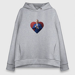 Женское худи оверсайз Сердце Меладзе