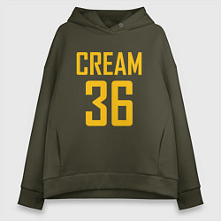 Женское худи оверсайз CREAM 36