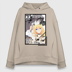 Женское худи оверсайз Ангел кровопролития