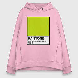 Женское худи оверсайз Shrek: Pantone Color