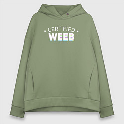 Женское худи оверсайз Certified weeb