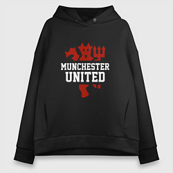 Женское худи оверсайз Manchester United Red Devils