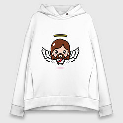 Женское худи оверсайз Иисус с крыльями