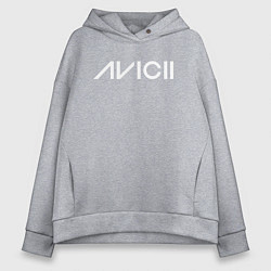 Толстовка оверсайз женская AVICII, цвет: меланж