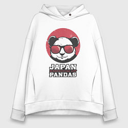 Женское худи оверсайз Japan Kingdom of Pandas