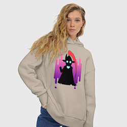 Толстовка оверсайз женская Igris Chibi, цвет: миндальный — фото 2