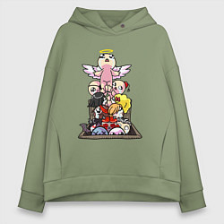 Женское худи оверсайз THE BINDING OF ISAAC