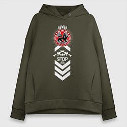 Женское худи оверсайз Five Finger Death Punch Stripe