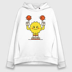 Женское худи оверсайз Sun Basketball