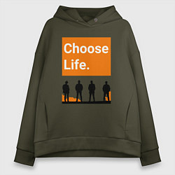 Женское худи оверсайз Choose Life