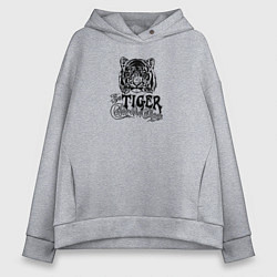 Женское худи оверсайз Tiger Тигр