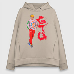 Женское худи оверсайз Онидзука крутой учитель