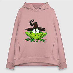 Женское худи оверсайз Ведьмина лягушка