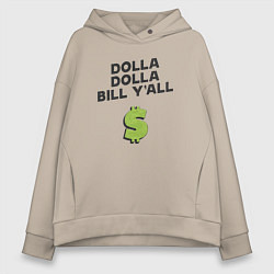 Женское худи оверсайз Dolla Bill Yall