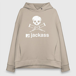 Женское худи оверсайз Jackass