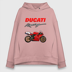 Женское худи оверсайз DUCATI ДУКАТИ MOTOSPORT