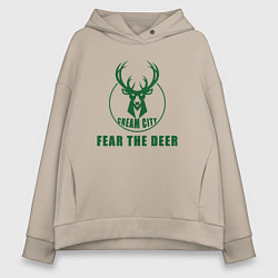 Женское худи оверсайз Fear The Deer