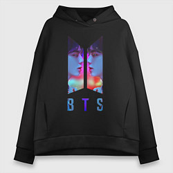 Женское худи оверсайз Logo BTS