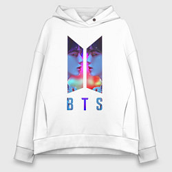 Женское худи оверсайз Logo BTS