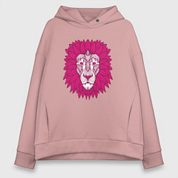 Женское худи оверсайз Pink Lion