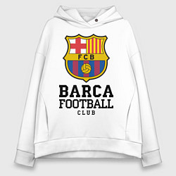 Женское худи оверсайз Barcelona Football Club