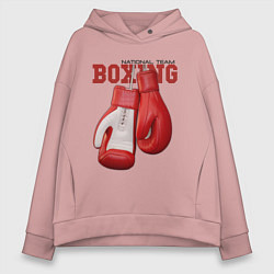 Женское худи оверсайз BOXING