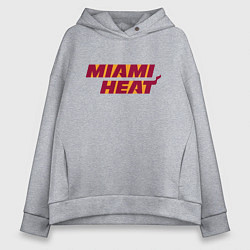 Женское худи оверсайз NBA - Miami Heat