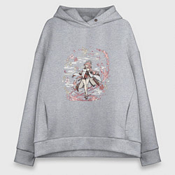 Женское худи оверсайз Яэ Мико в деле