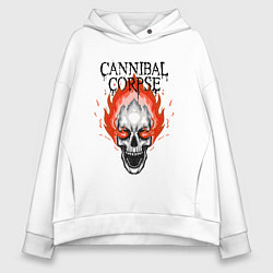 Женское худи оверсайз Cannibal Corpse Труп Каннибала Z