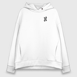 Женское худи оверсайз Биология ДНК