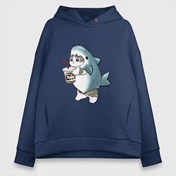 Женское худи оверсайз Котоакула